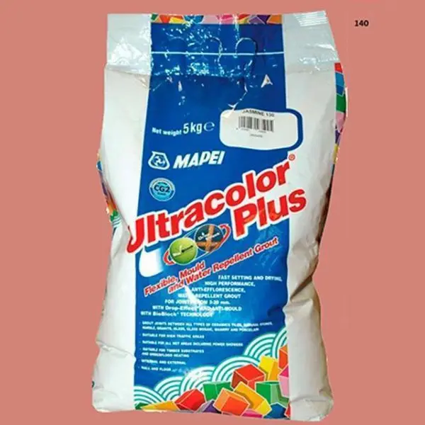 Цементная затирка Mapei Ultracolor Plus №140 Красный Коралл 2 кг.
